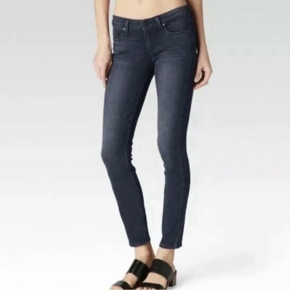 PAIGE Verdugo Ultra Skinny Jeans Dark Wash Reed Size 27 Designer Denim